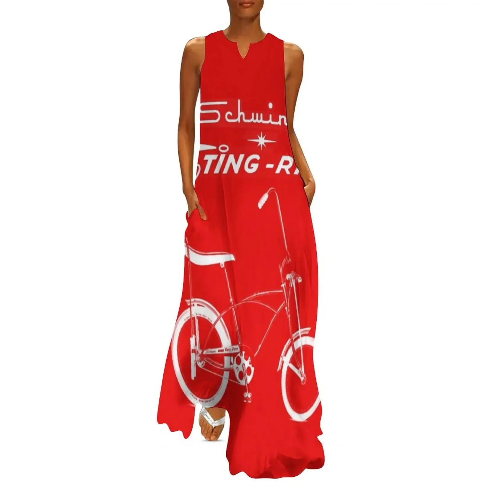 

Schwinn Sting-Ray with Bike Long Dress dresses ladies 2025 summer clothes dress Summer dresses for women Dress