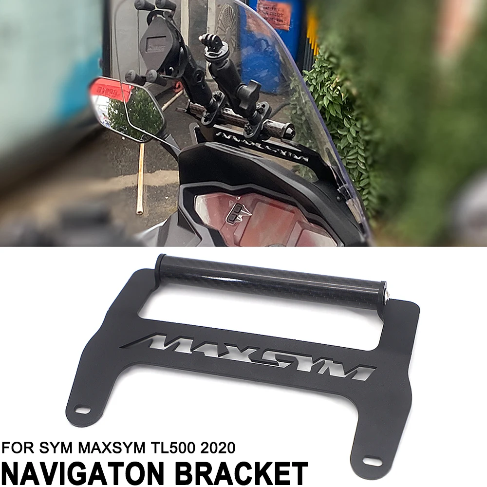 

NEW 2020 Motorcycle For SYM MAXSYM TL 500 TL500 Front Phone Stand Holder Smartphone Phone GPS Navigaton Plate Bracket