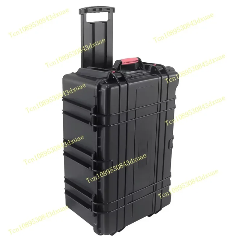 OEM ODM IP67 XL Large Size Customized EVA Foam Inside Hard PP Plastic Tools Equipment Flight Carry Case with Trolley and Wheels