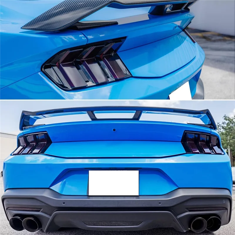 

Tail Light Lamp Guard Cover Trim For Ford Mustang GT S650 2024 2025 Taillight Lens Cover Smoke Black