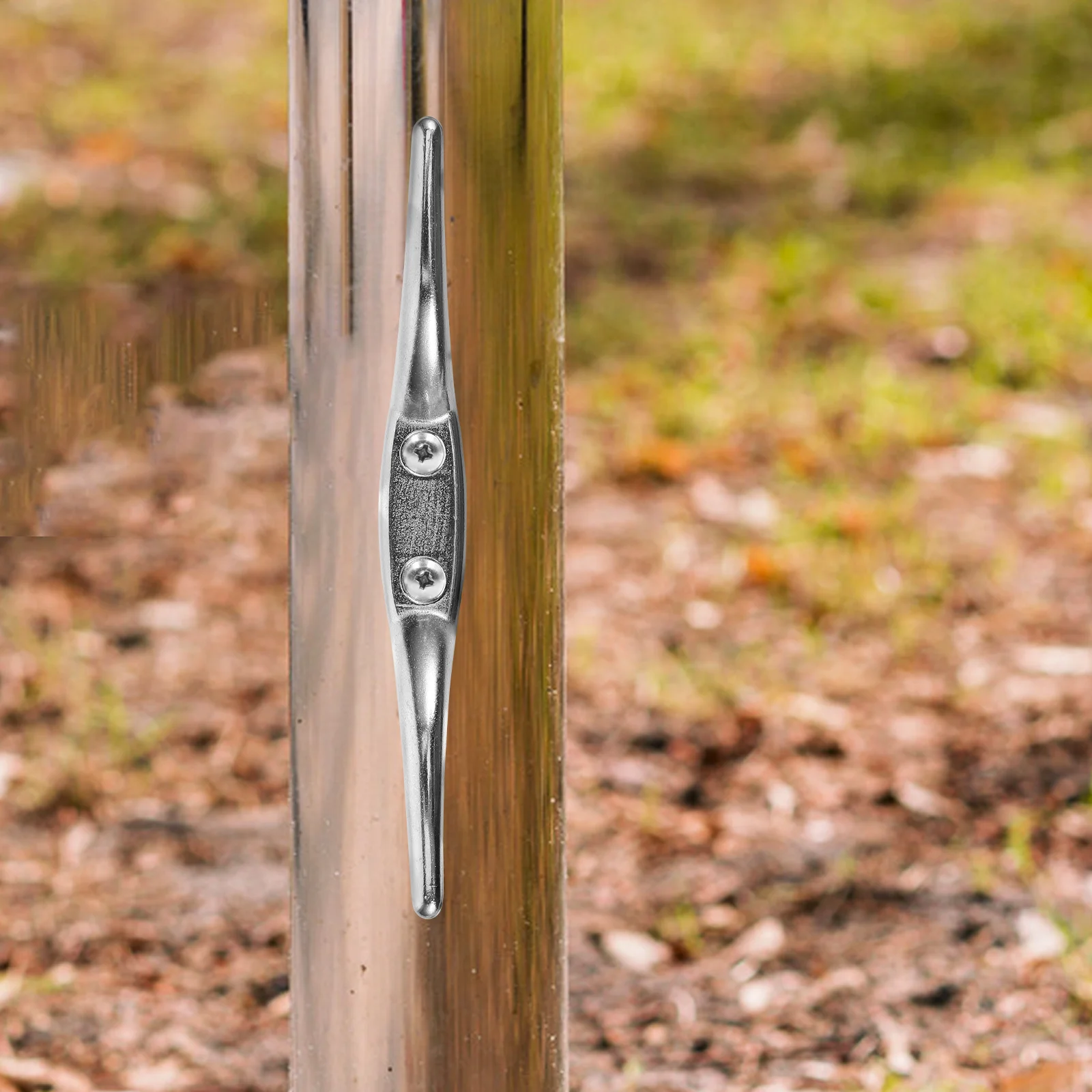 

2Pcs Stainless Steel Flagpole Clip Hook Durable Flag Pole Cleat Mounting Bracket Strong Fastening Force Easy Installation