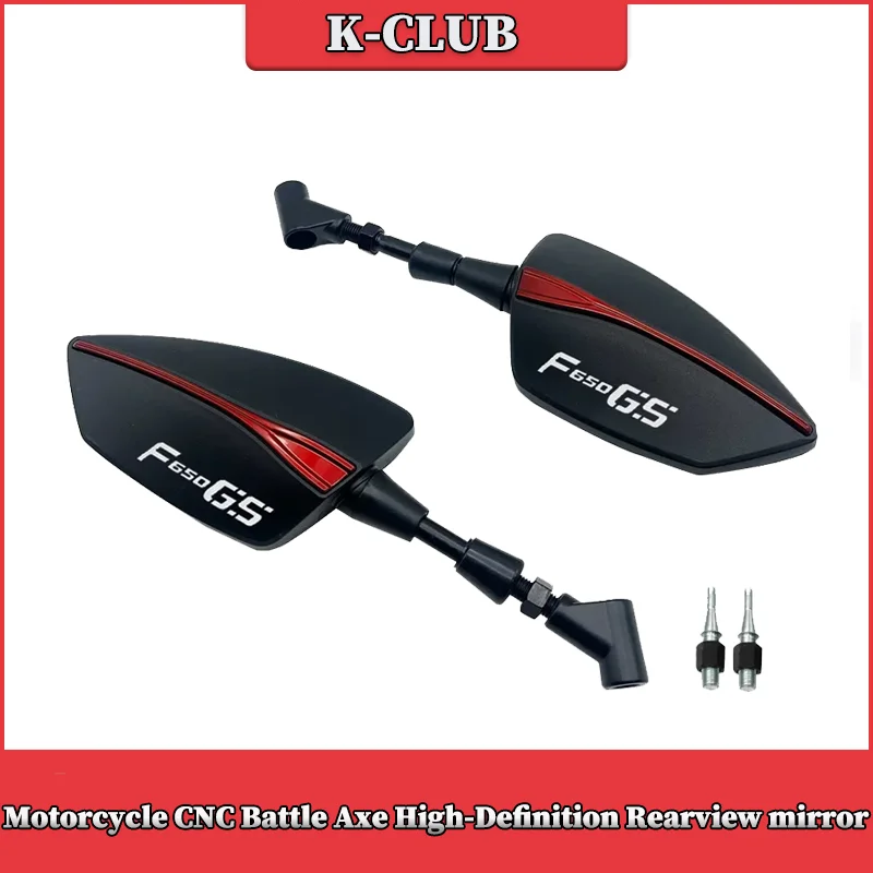

Motorcycle CNC Battle Axe High-Definition Rearview mirror For BMW F650GS F650 GS All Years