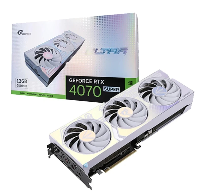 New RTX iGame GeForce RTX 4070 SUPER Ultra W OC For Desktop Game graphics cards rtx