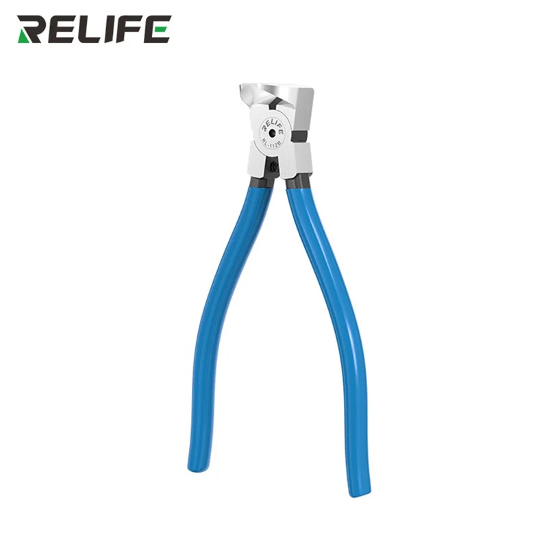 RELIFE RL-112B 90° Right Angle Flat Cutting Pliers Alloy Steel Durable Mobile Phone Rear Camera Disassembly Cutter Tool