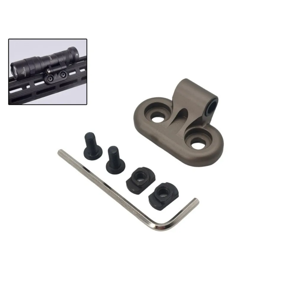 

M340C/M340V/M640DF/M640V-DF tactical flashlight MLOK rollover base bracket