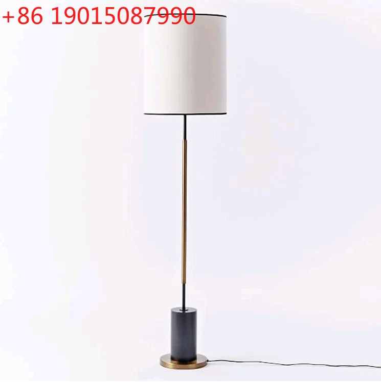 

Creative straight pole living room floor lamp post-modern new Chinese model room study villa vertical lamp