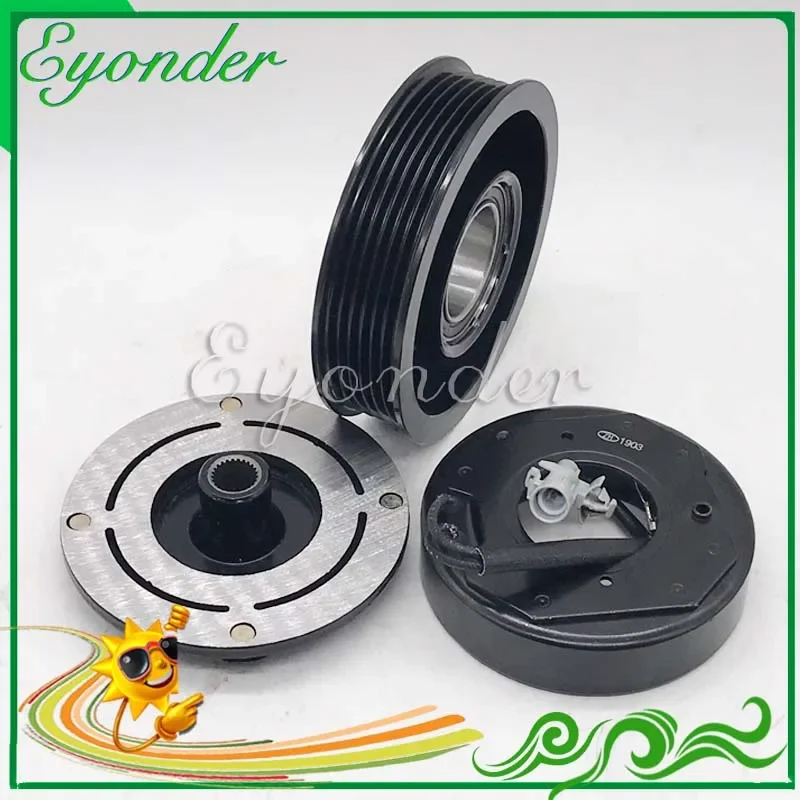 

A/C AC Air Conditioning Compressor Electromagnetic Magnetic Clutch Pulley for BMW X6 E71 E72 X5 F15 F85 50d 30d 25d 40d 9216466