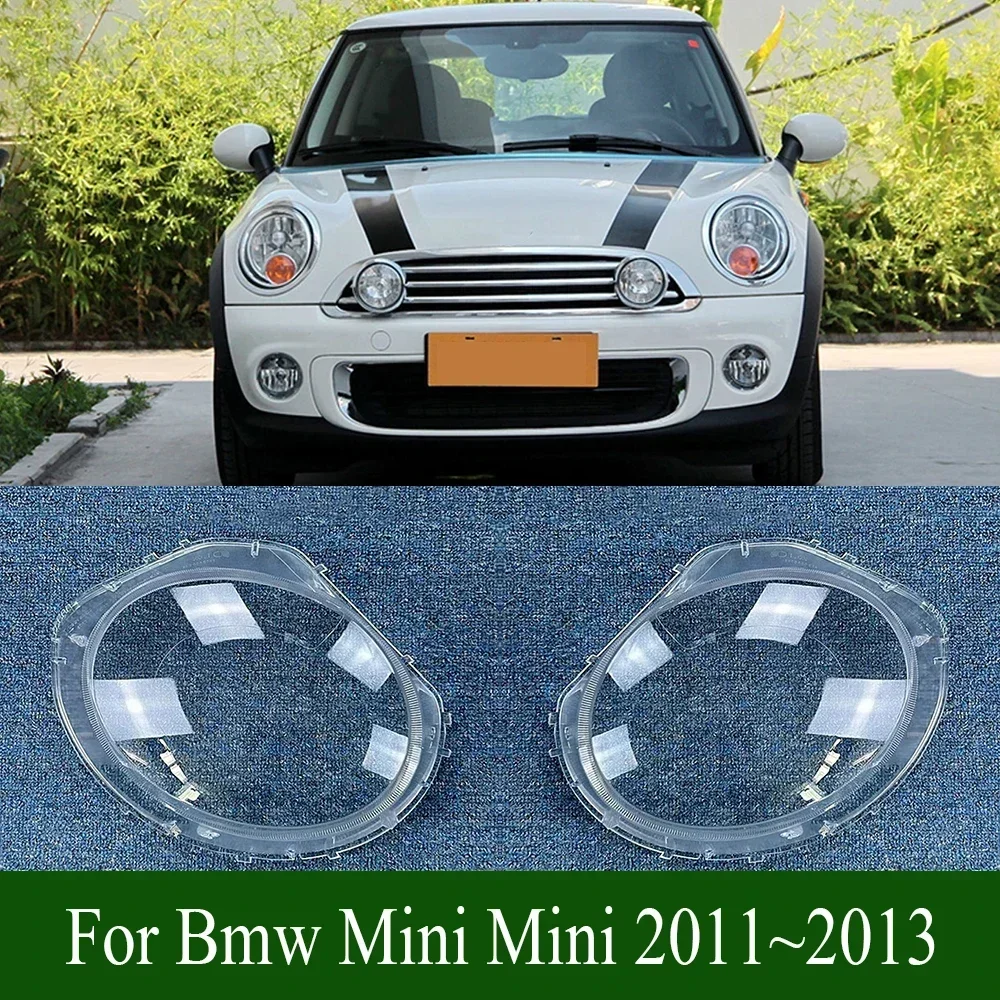 

For Bmw Mini Mini 2007~2013 Headlight Cover Boutique Transparent Lampshdade Headlamp Shell Plexiglass Replace Original Lens