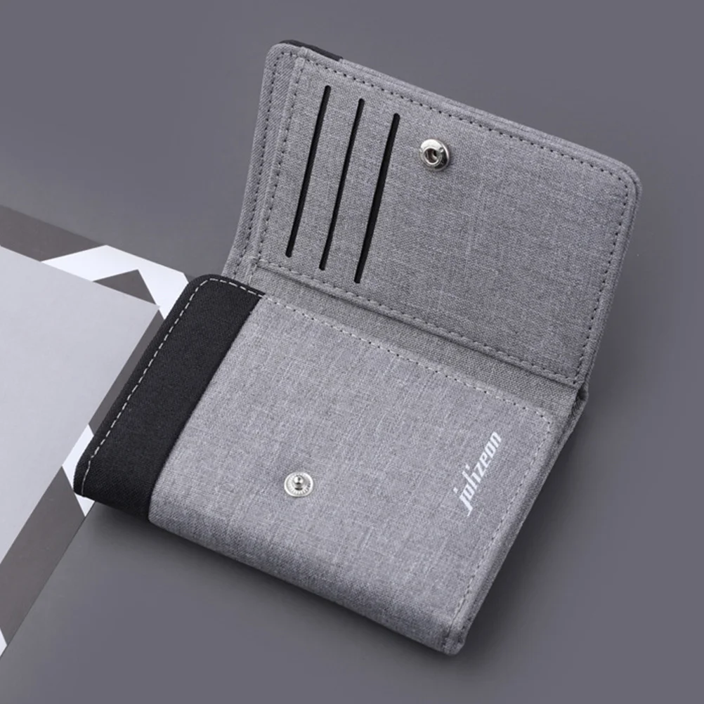 

Slim Compact Men's Wallet Card Holder Pouch for Credit Id Business Cards Travel Outdoor Thin Storage Case Small Card Bag