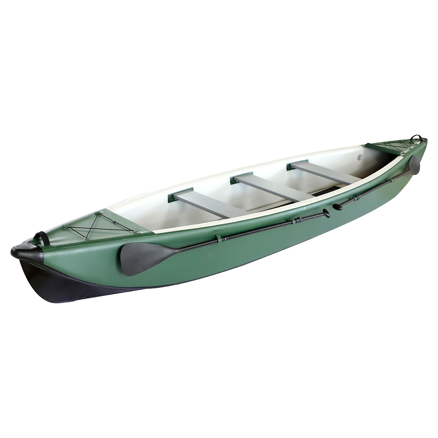 Creative Design 425cm Full Drop Stitch 3 Air Chamber Inflatable Canoe Kayak For 3 Person