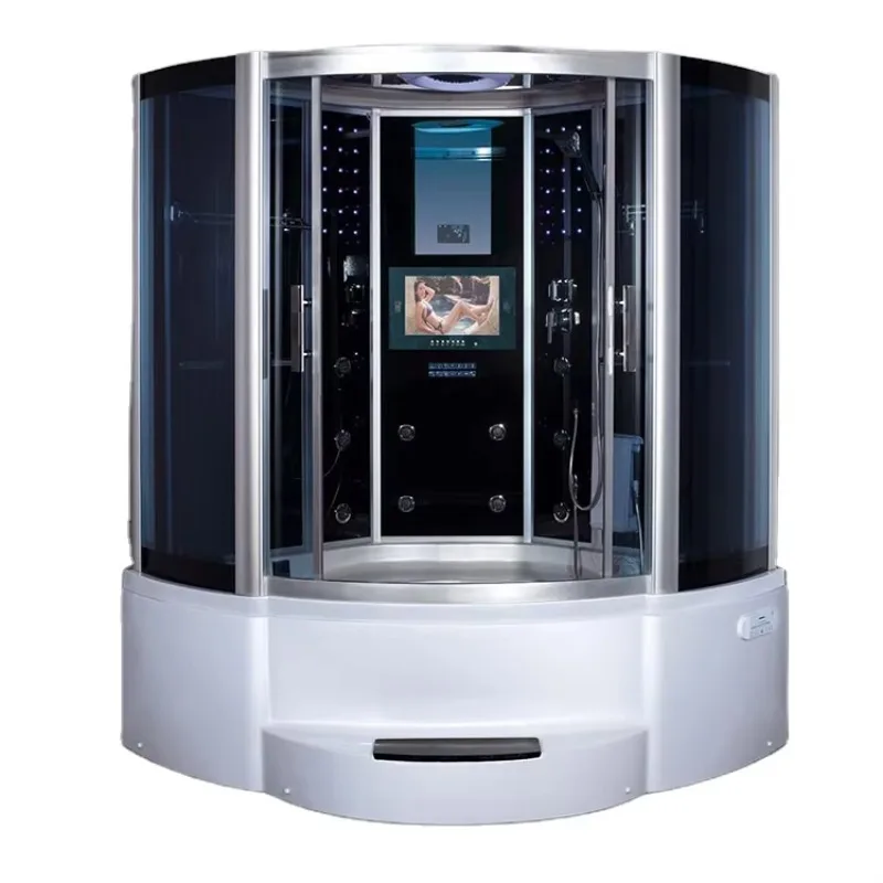 

Luxury Prefabricated Bathroom Unit Bathtub Steam with Shower Prefab Bathroom Tv Spa Tubs Sauna Rooms Shower Steams