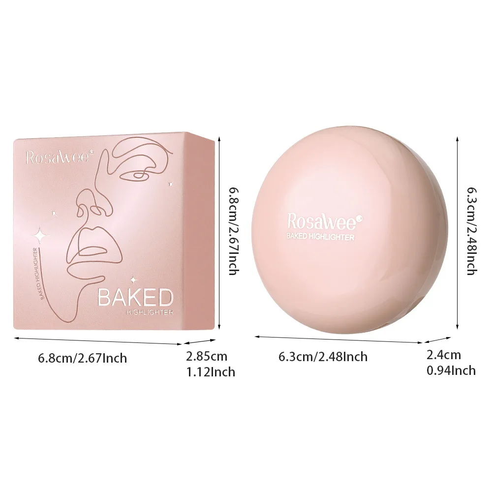 La bandeja de recorte de destellos finos para resaltar el rostro ilumina naturalmente el contorno y modifica el maquillaje tridimensional Facial al por mayor