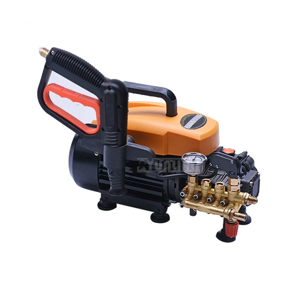 Portable Pressure Washer Home Car Washer, 1-8 MPA, 1800W, 10L/min, Plunger Copper Pump, Car Washing Machine view 6