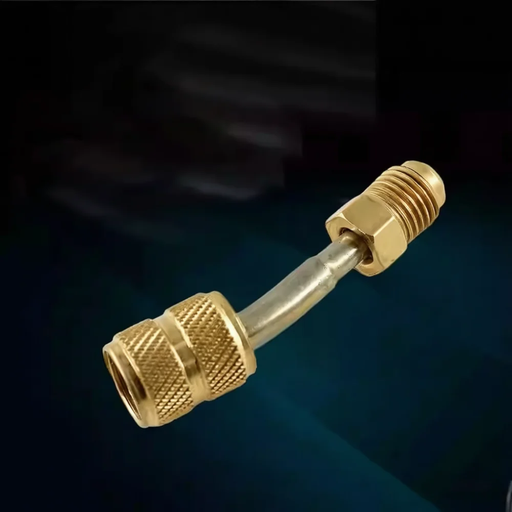 R22 R410A Charging Adapter For Air Conditioner HVAC Tool Refrigeration Connector Pipe Conversion Fitting Valve