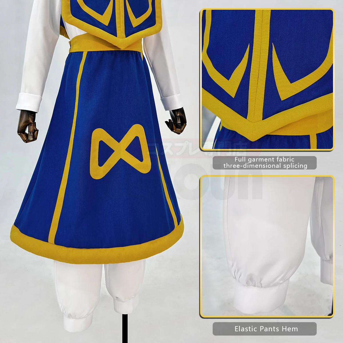 HOLOUN Hunter Anime Kurapika Cosplay Costume Cos Convention Halloween Christmas Gift