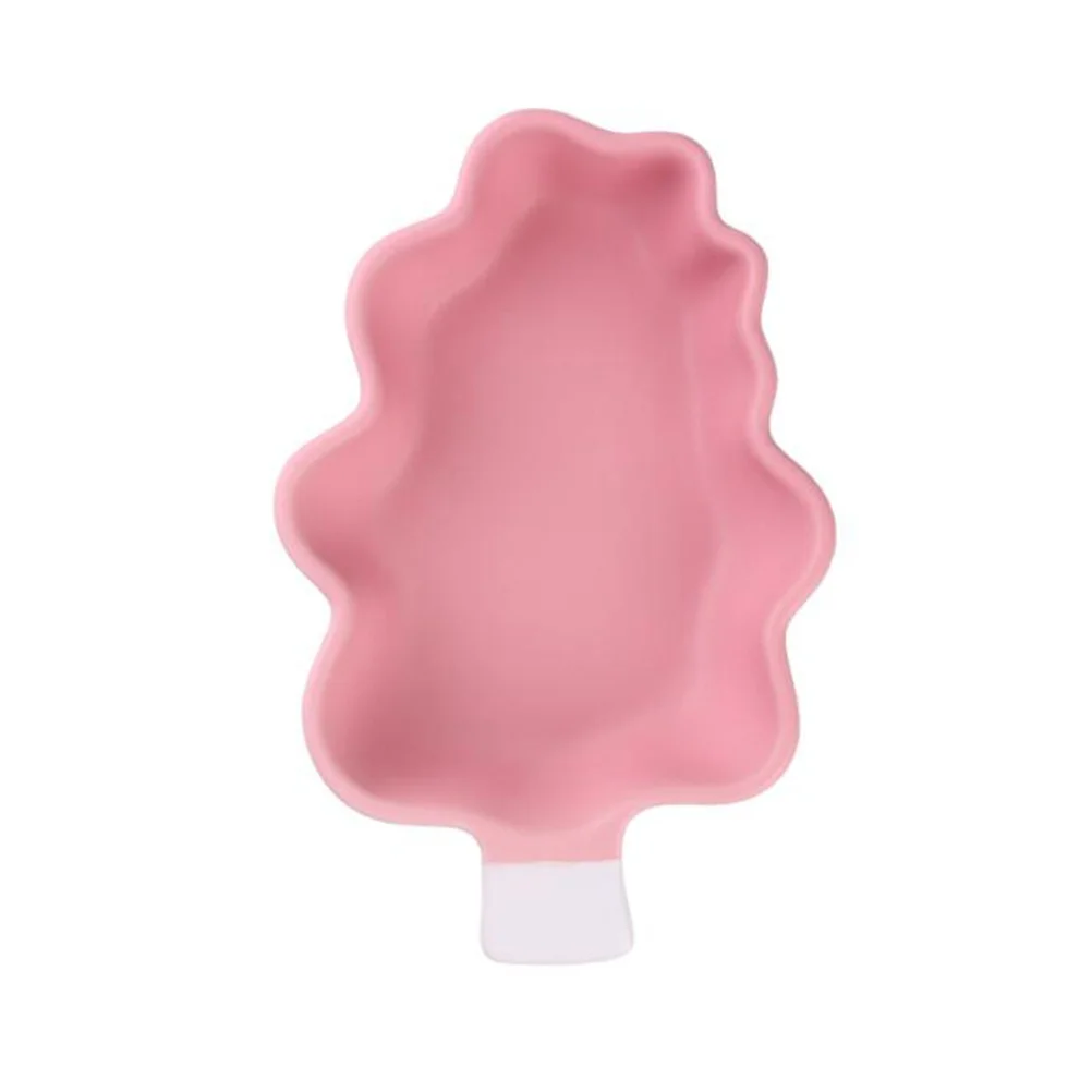 الإبداعية شجرة على شكل وعاء سلطة السيراميك عيد الميلاد الحلوى وجبة خفيفة الفاكهة تخدم السلطانية الميكروويف غسالة صحون آمنة لمطعم المنزل #2