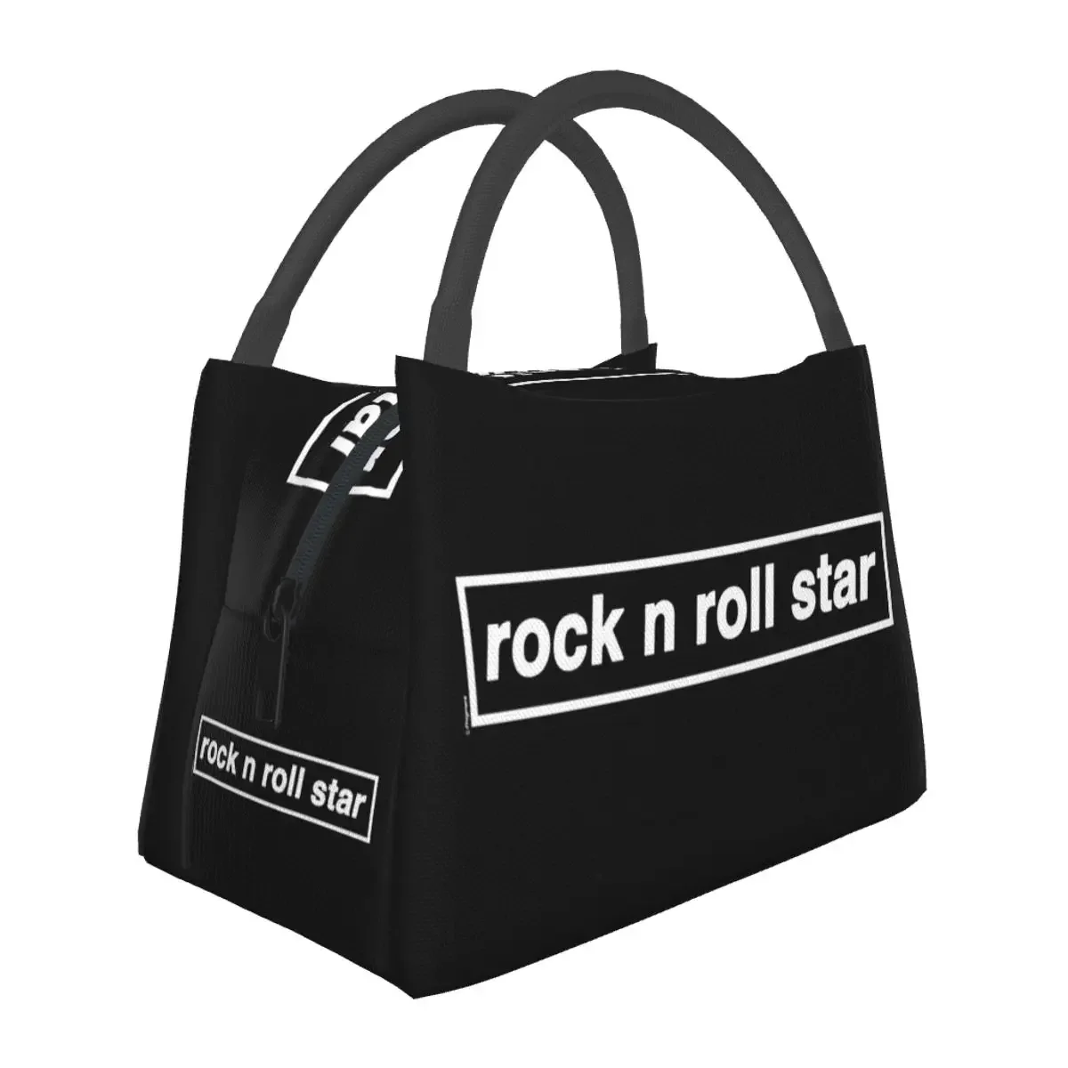 

Rock N Roll Star 2 Lunch Bags Insulated Bento Box Waterproof Lunch Tote Picnic Bags Cooler Thermal Bag for Woman Girl School