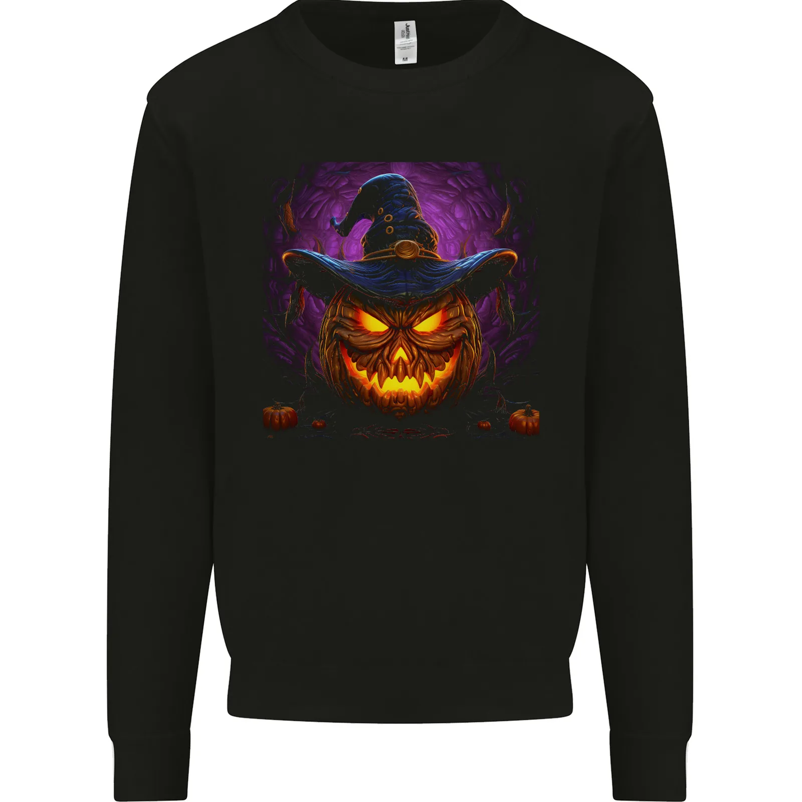 

Evil Halloween Pumpkin Face 1 Mens Sweatshirt Jumper