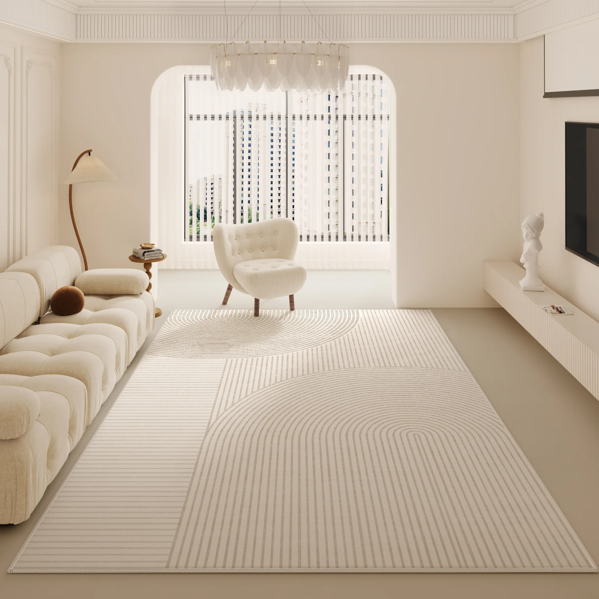 

2023 New Simple Cream Wind Living Room Bedroom carpet