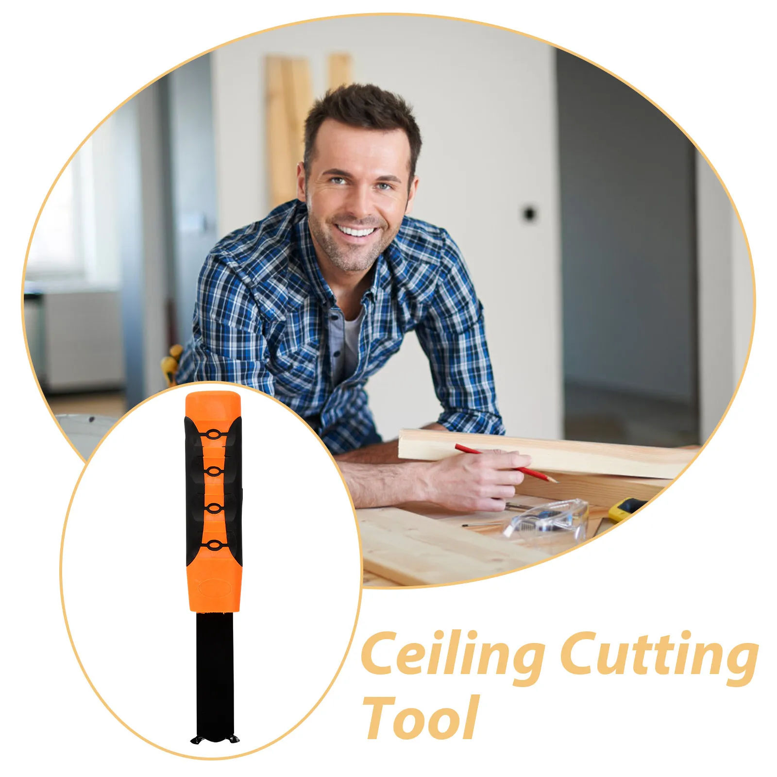 Professional Portable Cement Board Cutter for Gypsum & Ceiling Cutting – Manual Construction Renovation Tool