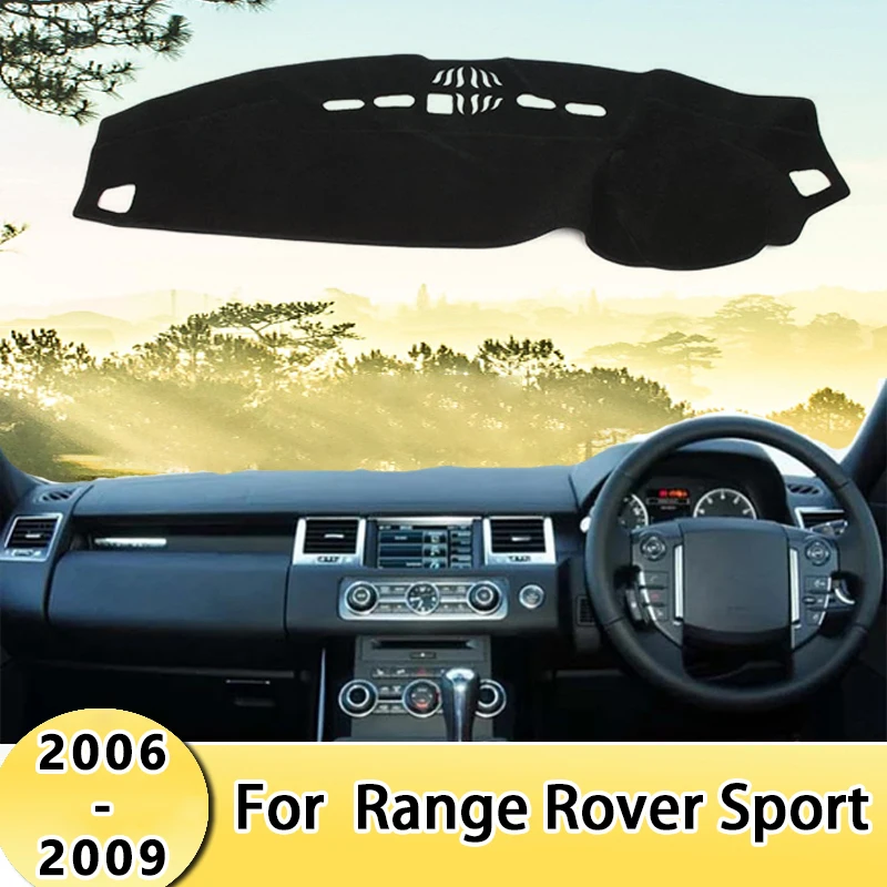 

Car Dashboard Cover Sun Shade Mats Avoid Light Pads Instrument Panel Protective Carpets For Range Rover Sport 2006-2009 2007