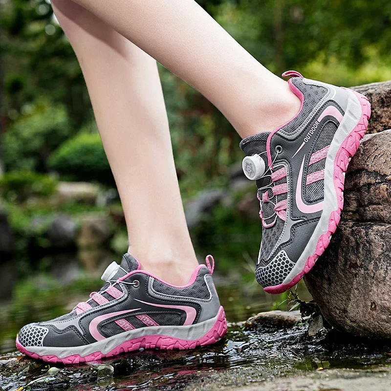 Zapatos de Trekking para mujer, zapatillas de escalada al aire libre, zapatos de senderismo transpirables, zapatos deportivos de verano para mujer, zapatillas de montaña