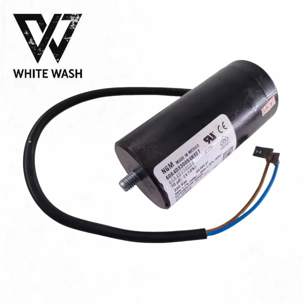 

Original 97uf 330V AC 60A Compressor Start Capacitor for Refrigerator Parts Removed from Working Equipment 60A4D330064NXET