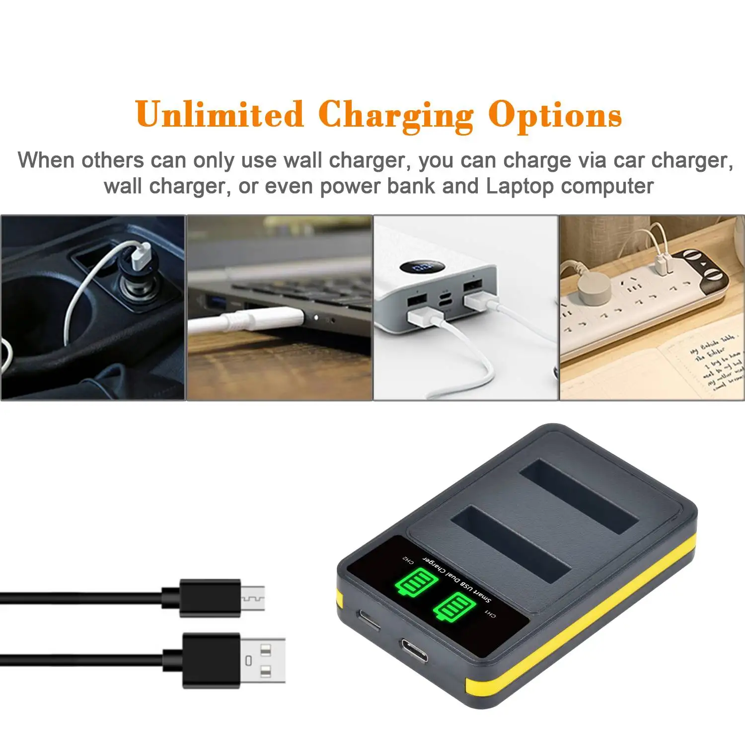 Batmax-NB-6L NB 6L NB-6LH Bateria e Carregador USB Dual LED, Porta Tipo C para Canon SX520 HS SX530 SX600 SX610 SX700 SX710 IXUS 85