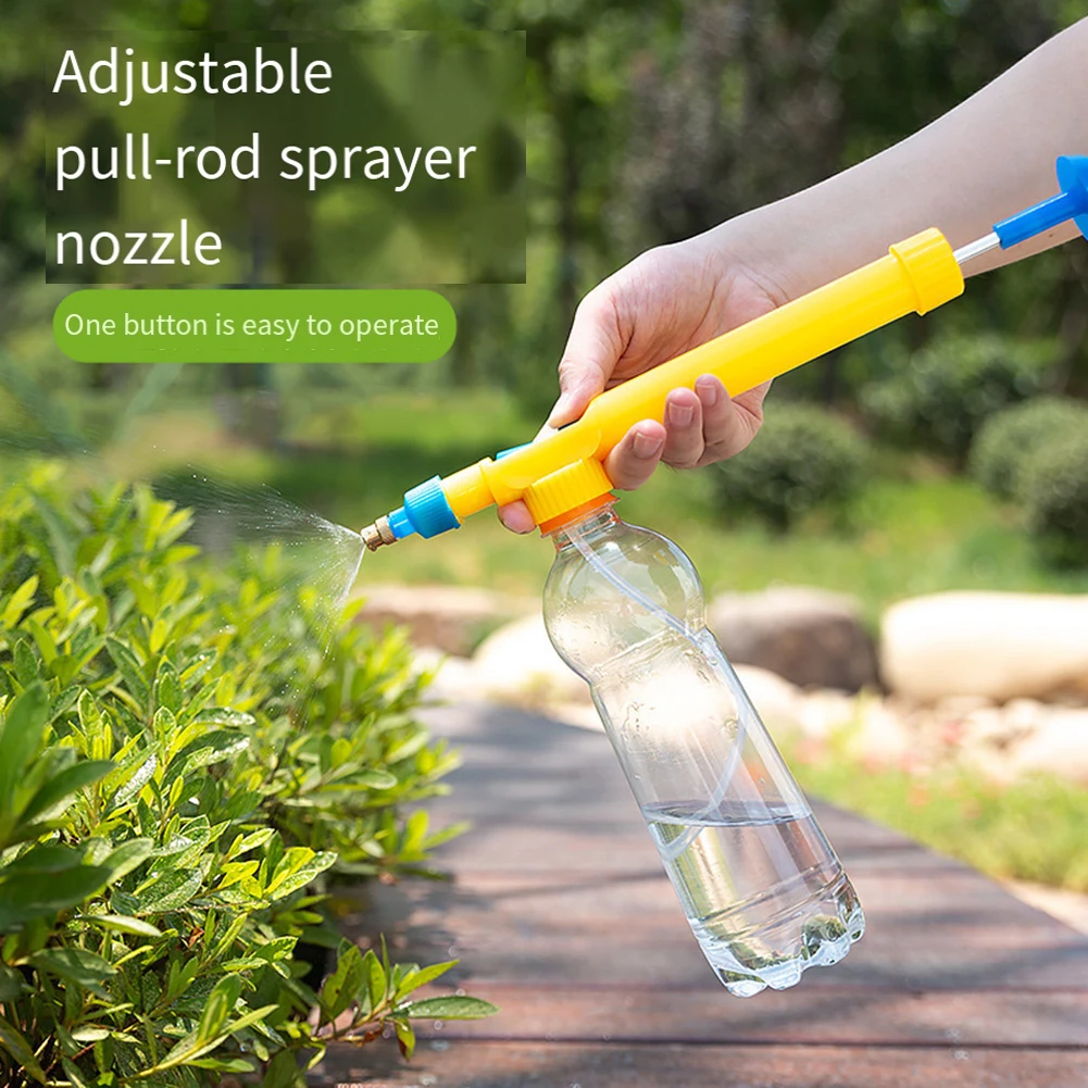 Spray Bottle Air Pump Sprayer Adjustable Exquisite Lightweight Manual Nozzle Pull Push Study Watering Long Lasting