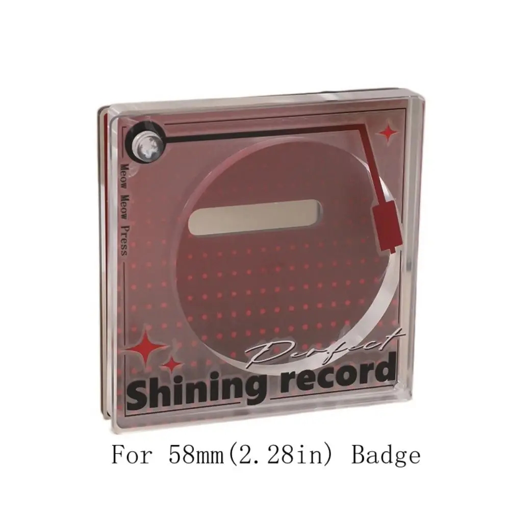 Colorful Badge Display Ornament Acrylic CD Series Badge Display Brick Cute Useful Badge Display Stand Fans Chasing