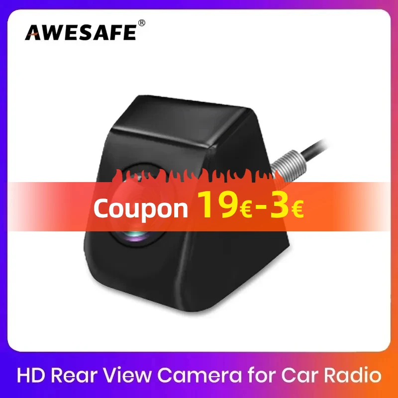 AWESAFE Car Rear View Camera AHD Night Vision Backup Parking Reverse Camera Universal Waterproof HD Color Image For Car