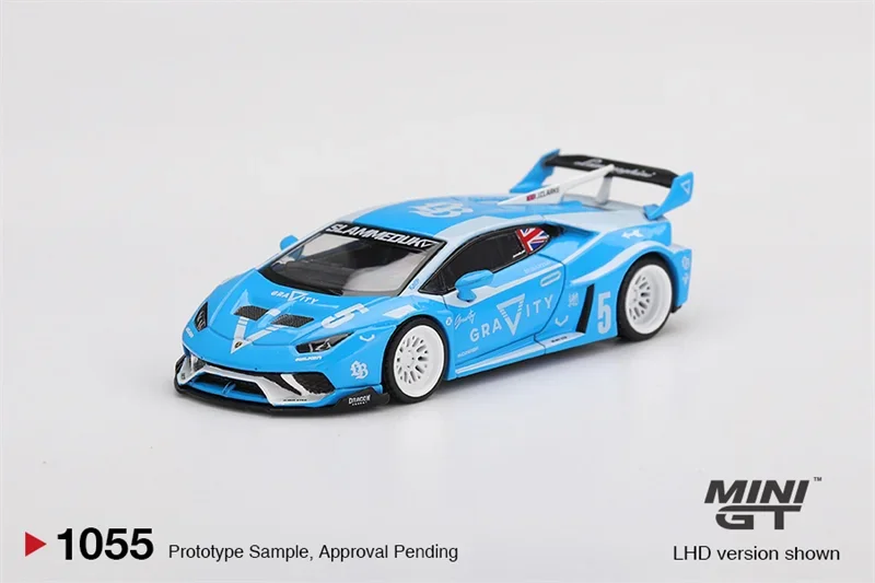 

Предпродажа MINI GT 1:64 LB WORKS Huracán GT GRAVITY LHD, литая под давлением модель автомобиля, коллекция миниатюрных моделей