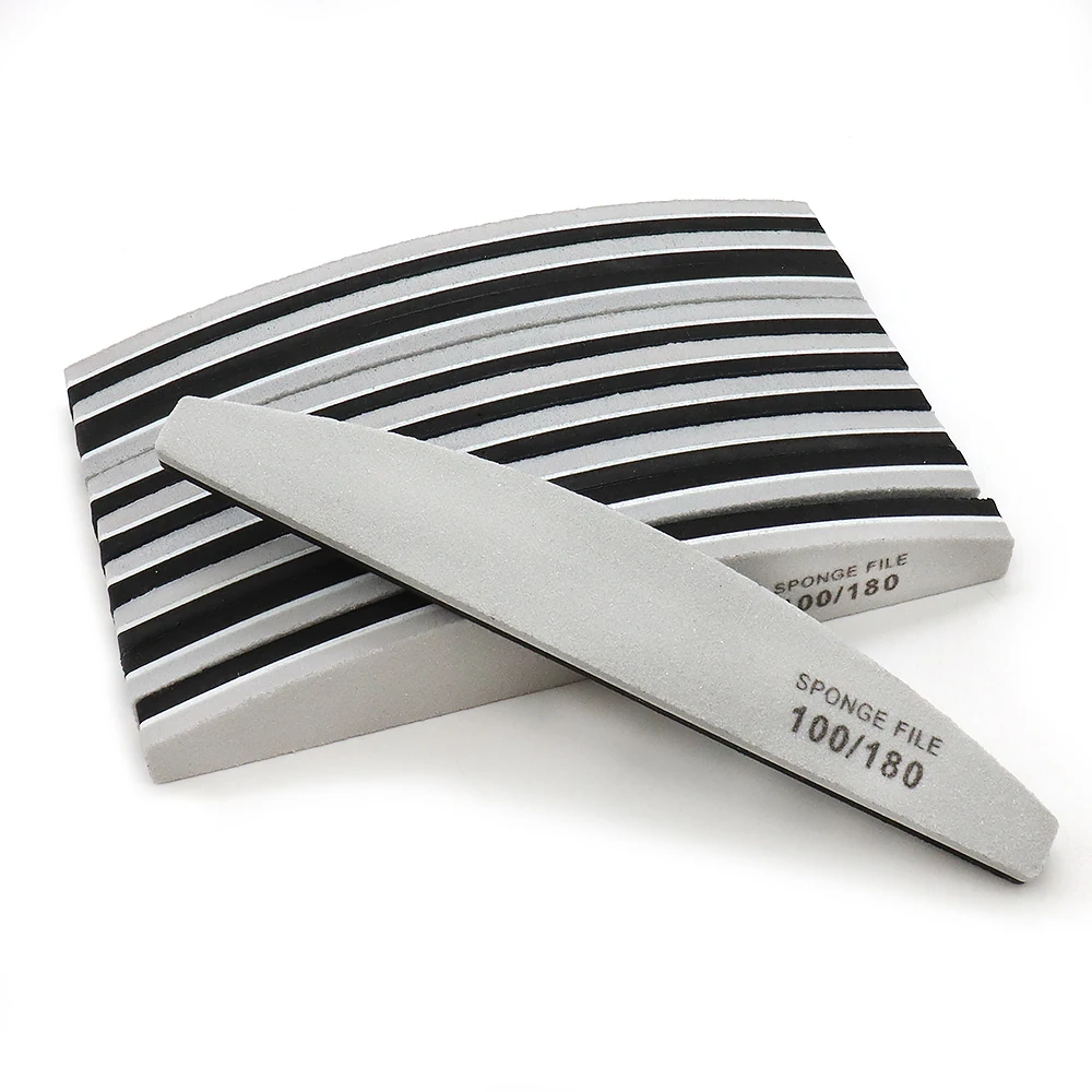 5/10Pcs Double-sided Nail File Block Colorful Sponge Nail Polish Buffing Sanding Buffer Strips Polishing Pedicure Manicure Tools