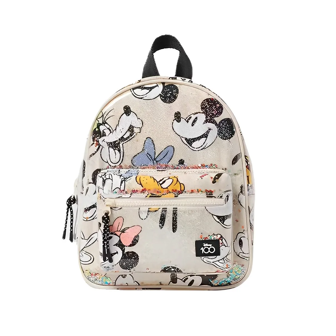 Disney Girls Backpack Mickey Mouse Print Girls Travel Storage Fashion Cartoon Cute Girl Baby Mini Backpack