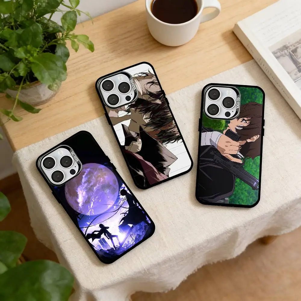 

Anime Bungo Stray Dogs Dazai OsamuFor iPhone 17,16,15,14,13,12,11 Plus,Pro Max,XS,Colorful Silver Phone case Funda Cover