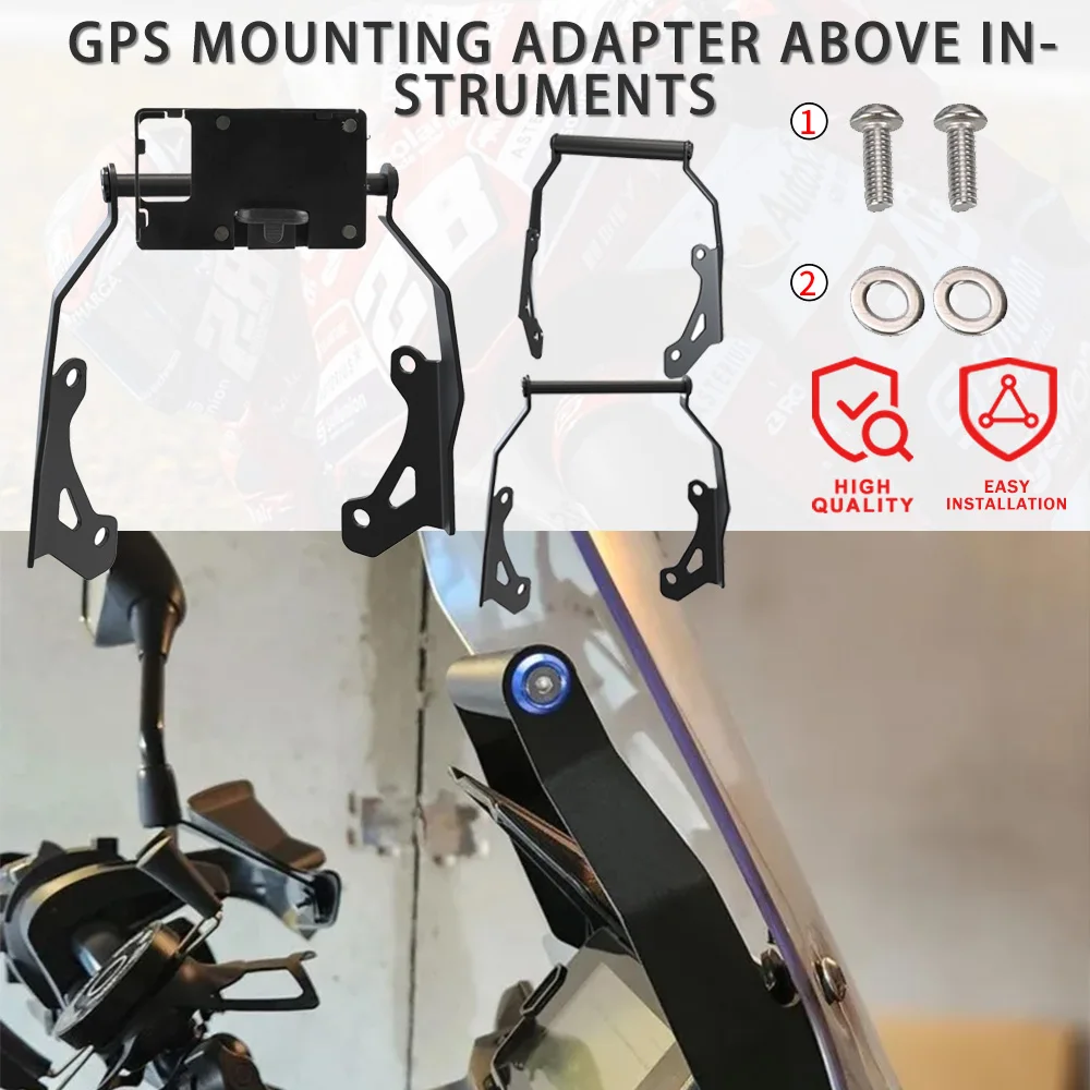 

2024 For Honda NC750X NC 750 X NC750 X 2021 2022 2023 Motorcycle GPS SMART PHONE Navigation GPS Plate Bracket Adapt Holder