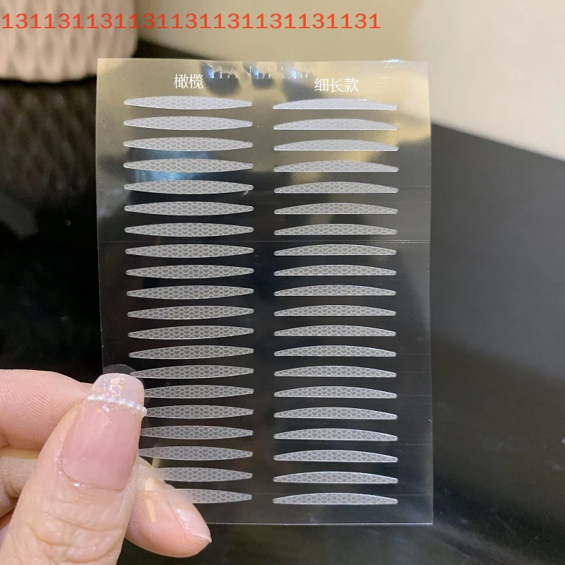 1 ورقة غير مرئية مزدوجة أضعاف شريط لاصق للجفن ملصق ذاتية اللصق أداة ماكياج لتعزيز العين #6