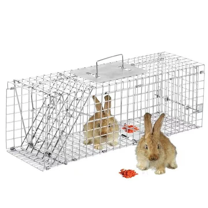 1-doorLarge 1-Door Humane Catch and Release Live Animal Trap for Raccoons, Cats, Bobcats, Beavers, Small Dogs, Groundhogs, Oposs