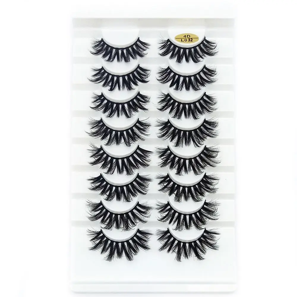 Outils de maquillage, cils artificiels volumineux et longs, naturels, sans cruauté, effet 4D, en vison, 25 mm, extensions de cils