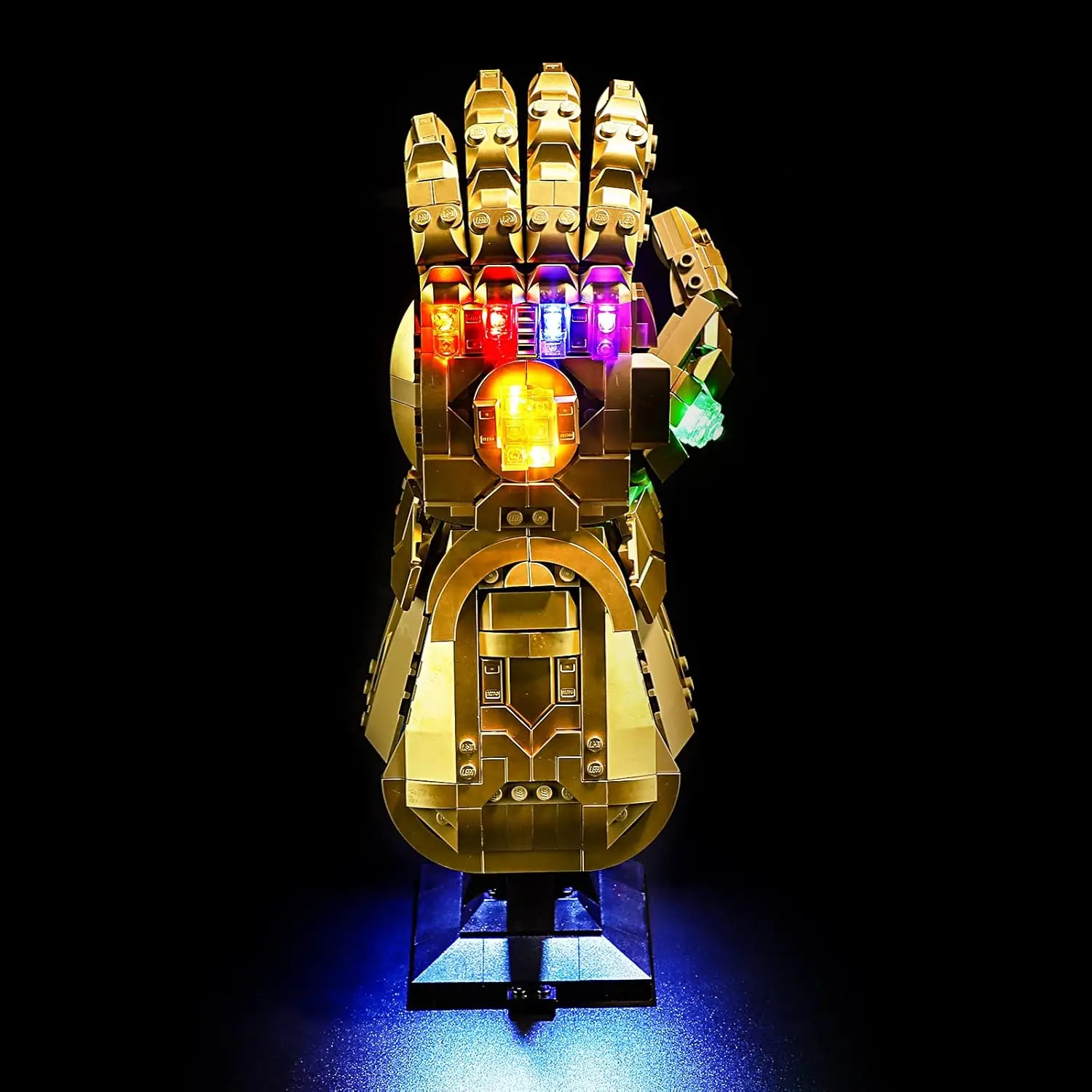 (Not Include the Building Blocks) DIY 5V LED Light For Lego 76191 Marvel Infinity Gauntlet Decorative Lamp With Battery Box