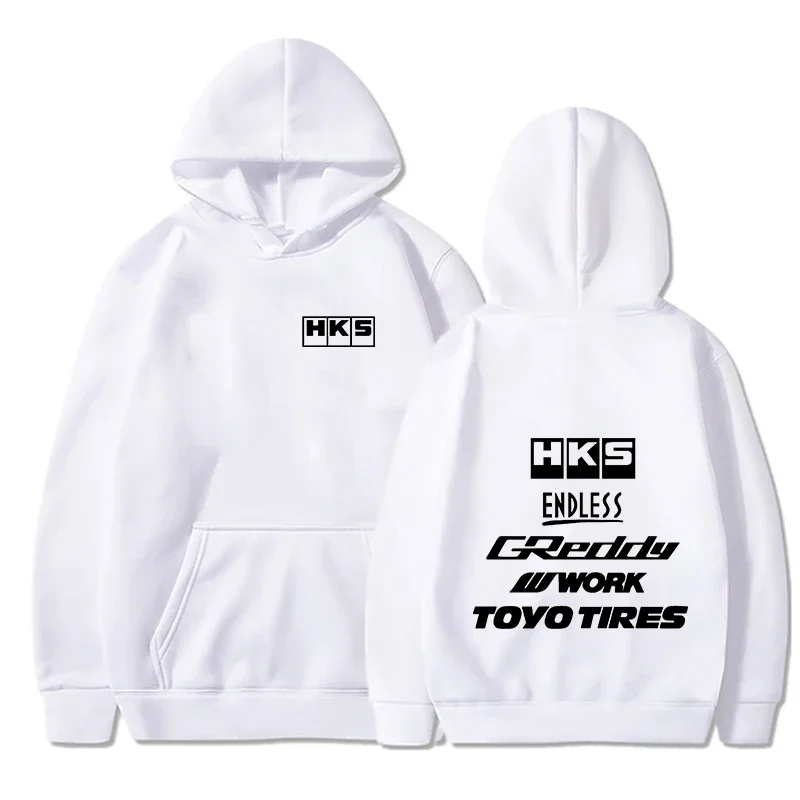 2026 Herren Mode Coole Hoodie Japan JDM Modifiziertes Auto HKS ENDLESS Kapuzenpullover für Männer und Frauen Vintage Casual Sweatshirt Langarm Pullover – Detail 4