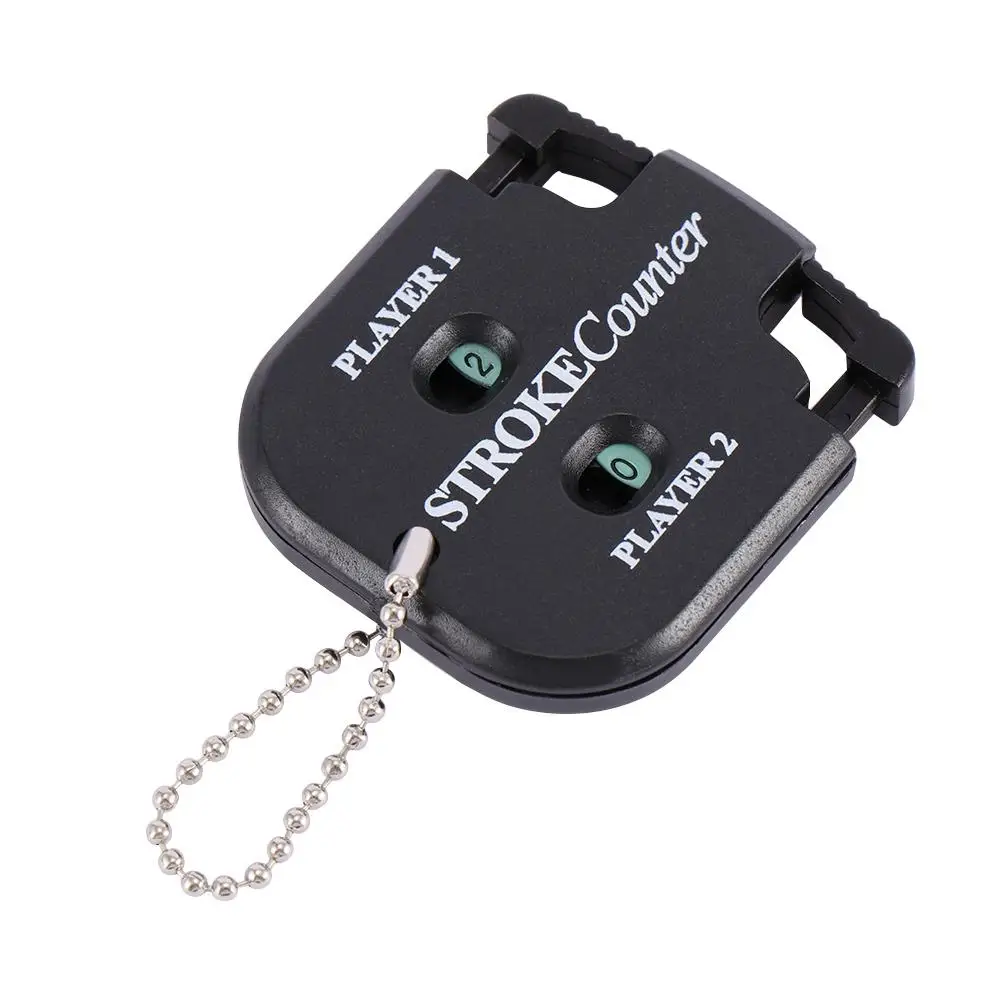 Black Plastic Golf Accessories Training Aids With Key Chain Scoring Keeper Score Counter Golf Shot Count Stroke