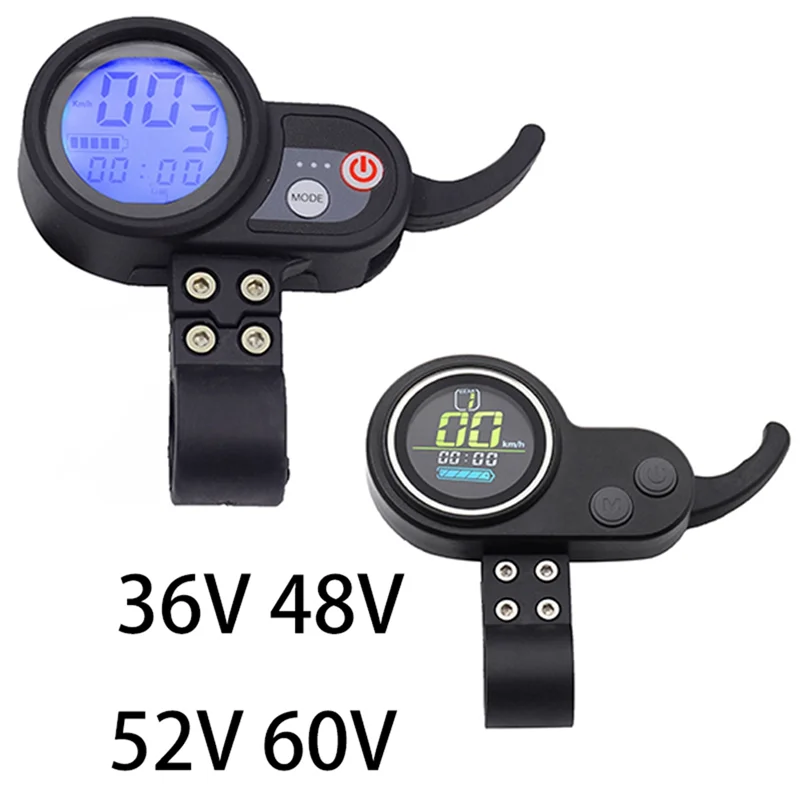 For JP Display 36V-60V Motor Brushless Controller LCD Display Panel Thumb Throttle for FLJ T11 T113 Electric Scooter,B