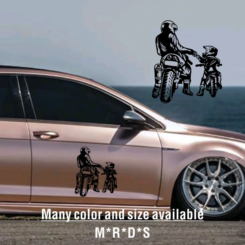 

Мотоциклетная наклейка для папы и сына, байкерский светоотражающий мотоциклетный шлем, сделай сам, автомобильные наклейки, мото авто наклейка # 50