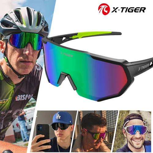 X-TIGER JPC gafas de sol polarizadas gafas de ciclismo UV400 hombres mujeres deportes al aire libre carretera MTB bicicleta gafas de montar nuevo