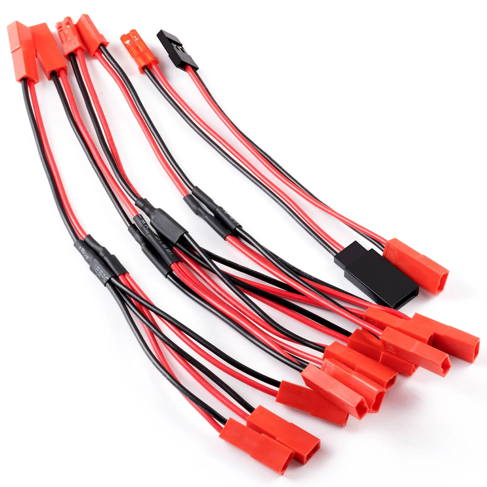 YEAHRUN 6 pezzi connettore maschio e femmina set di cavi JST per auto giocattolo RC parti di aggiornamento fai da te