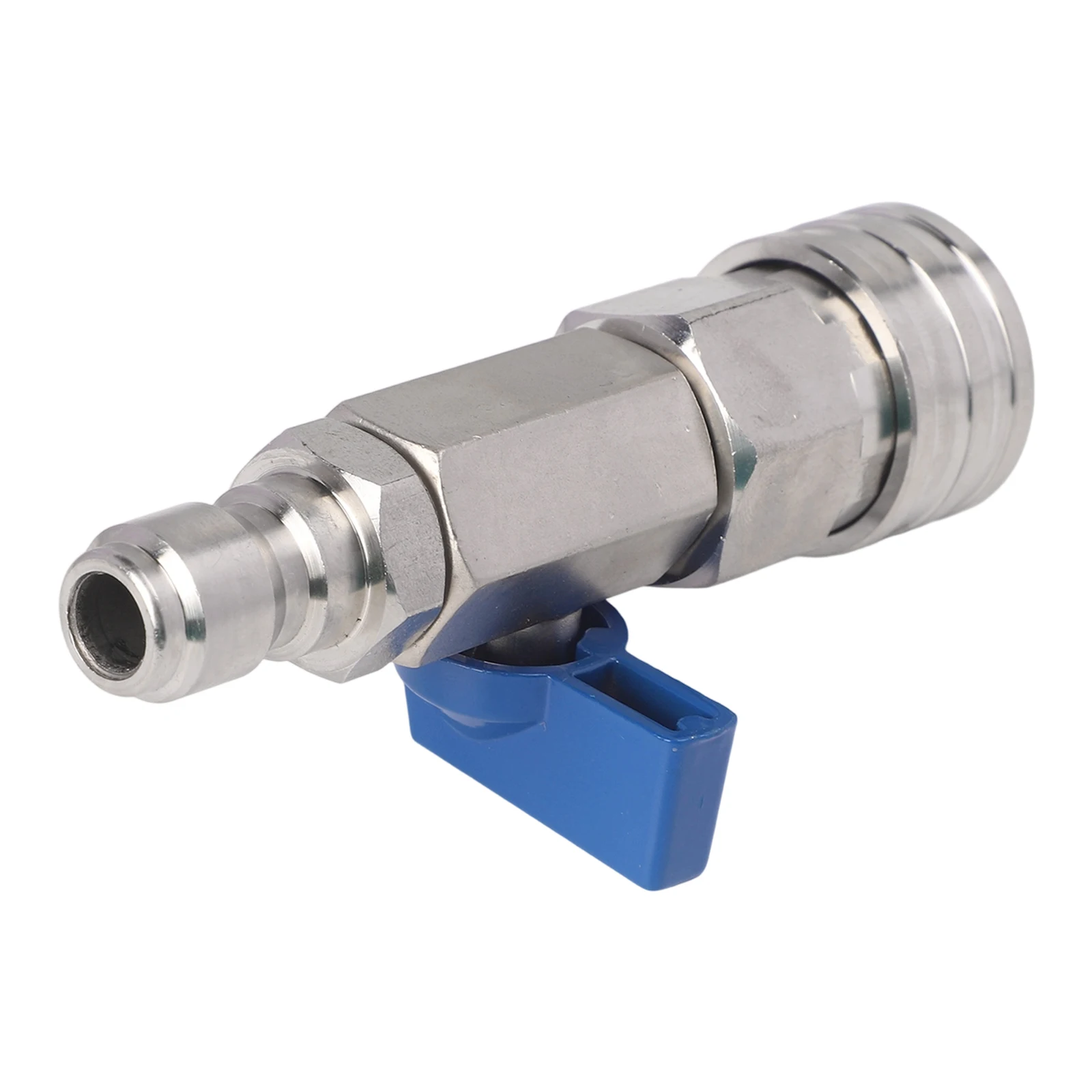 Stainless Steel Ball Valve Kit 3/8 Inch Designed for High Pressure For Power Washers with Easy Operation and Leak Prevention