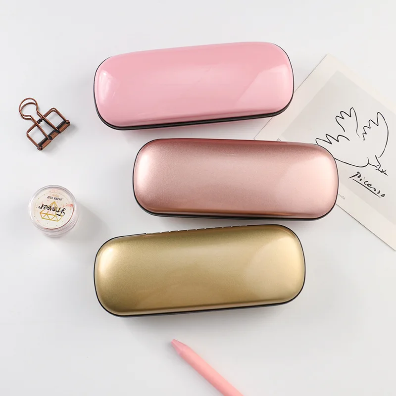 2024 New Fashion Men Women Hard Pearlescent Glasses Box Myopia Glasses Case Reading Eyewear Case Portable Eyewear Protector