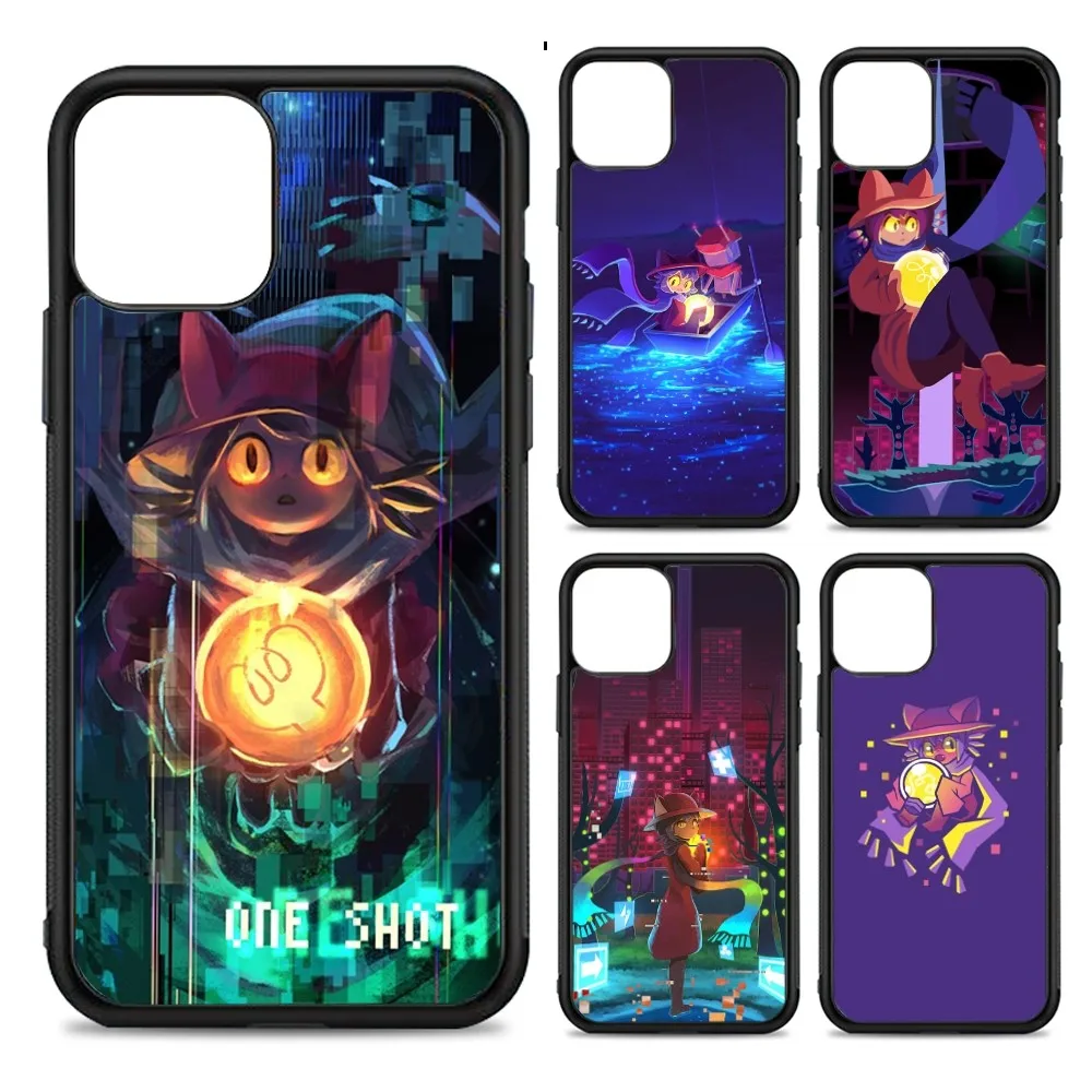 Game One Shot Niko Phone Case Silicone PC+TPU For For IPhone 11 12 13 14 15 16 Plus Pro Max Cover