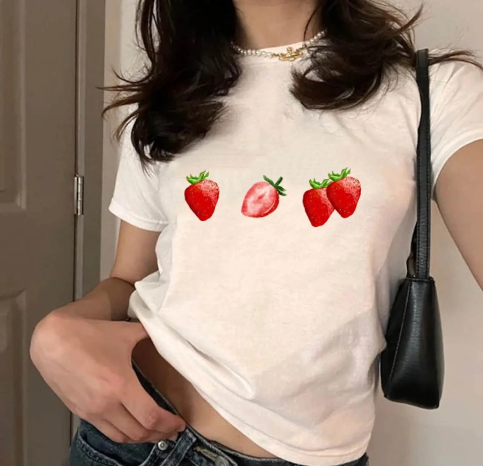 Y2k Kleidung Emo Mädchen 1920er Jahre ästhetische Frauen Brief Gothic Crop Top Streetwear Grunge